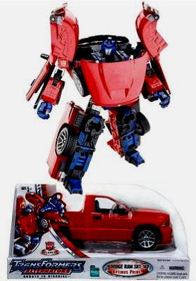 Dodge RAM SRT-10 Transformers scale model - RED Large Scale