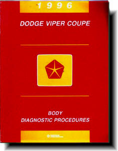 Dodge Viper GTS 1996-97 Original Factory Diagnostic Manual