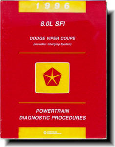Dodge Viper RT-10 & GTS 1996-1999 Original Factory Diagnostic  Manual