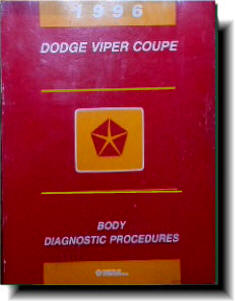Dodge Viper RT-10 & GTS 1996-1997 Original Factory Diagnostic Manual