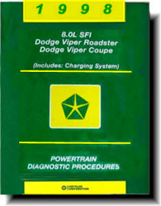 Dodge Viper RT-10 & GTS 1998 Original Factory Diagnostic Manual