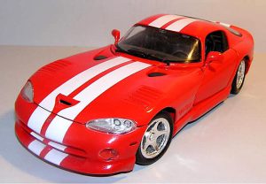 Dodge Viper GTS-R Coupe 97 Racing Track Viper (96-02 same body Style) (large scale) Diecast Metal Model