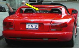 Dodge Viper RT10 (1992-1996) Factory Rear Window  - OEM