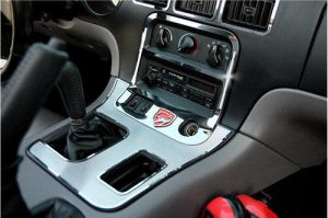 Dodge Viper Gen 1 Stainless Steel A/C Radio Control Trim Ring Polished with Logo