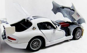 Dodge Viper GTS-R Coupe 97 Racing Track Viper (96-02 same body Style) (large scale) Diecast Metal Model