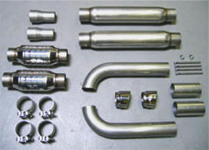 Dodge Viper Gen1 (1992-2002) Belanger High Performance Complete Side Pipe Exhaust with Flex Pipes & High Flow Cats included.