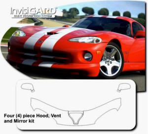 Dodge Viper (1996-2002) GTS Coupe & (1997-2002) RT10 Convertible Clear Protection HOOD Kit