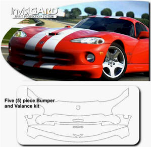 Dodge Viper (1996-2002) GTS Coupe & (1997-2002) RT10 Convertible Clear Protection BUMPER Kit