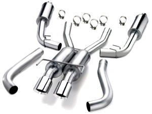 Dodge Viper Gen2 (96-02)* Corsa Performance Exhaust System with 3.0"/3.0" Inlet Extension (for 3" Hi-Flo Cats) - Rear Exit