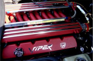 Viper Gen 2 (6 -pc) Engine Manifold Chrome Vinyl Strips© set of 6 Vinyl strips