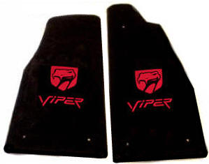 Dodge Viper RT-10  Convertible (1992-1996) Custom Floor Mat Set (2 pc) - Make it your way!