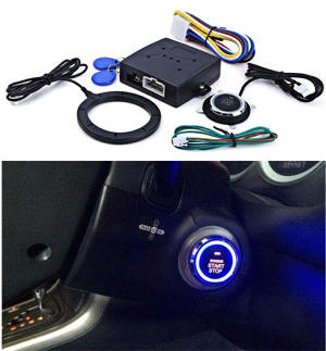 Dodge Viper PUSH to START Button -  Keyless Entry Car Alarm System