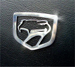 Viper Head "Sneaky Pete" Logo - Polished Stainless Steel