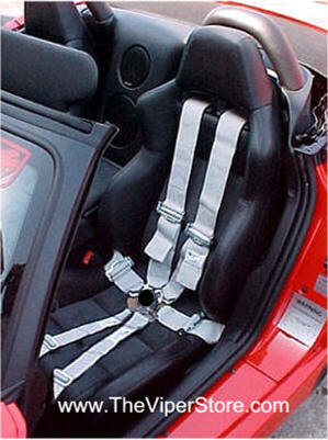Dodge Viper SRT-10 (2003-10) Racing 6 point Harness  Custom designed specifically to FIT the Dodge Viper!
