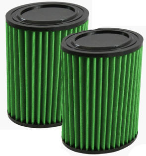 Dodge Viper SRT/10 (2003-2006) 8.3L V10 High Performance Replacement Green Filters (set of 2)
