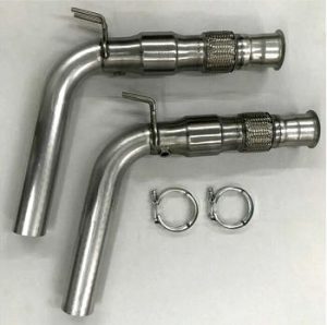 Dodge VIPER SRT-10 (2008-2010)  Direct Replacement High Flow Catalytic Converter Set - with Flex pipe.