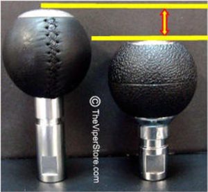 Dodge Viper SRT-10 (2003-2010) Upgrade Short Throw Shifter "Gripper" Knob - Chrome or Silver polished with Logo