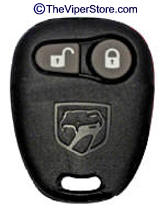Dodge Viper RT-10 (97-02) and GTS (96-02) Factory Keyless Remote Entry (FOB) with Viper head logo.