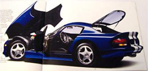 Dodge Viper 1996 GTS & RT-10 Factory Sales Book