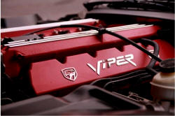 Dodge Viper (1992-2002) High Polished Stainless Steel Valve Cover Letter Covers and Viper Head emblems