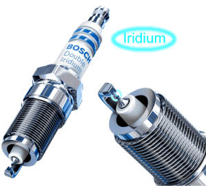 Dodge Viper (2003-2006) Bosch Double Iridium Highest Performance plugs (Set of 10 High tech plugs)