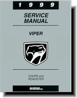 Dodge Viper RT-10 & GTS 1999 Factory Service Manual