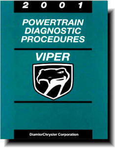 Dodge Viper RT-10 & GTS 2001 Factory Diagnostic Manual
