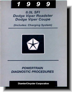 Dodge Viper RT-10 & GTS 1999 Original Factory Diagnostic Manual