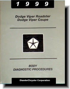 Dodge Viper RT-10 & GTS 1999 Original Factory Diagnostic Manual