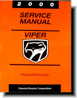 Dodge Viper RT-10 & GTS 2000 Factory Service Manual