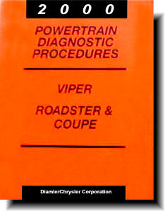 Dodge Viper RT-10 & GTS 2000 Factory Diagnostic Manual