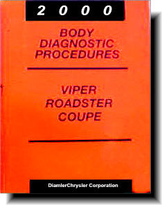 Dodge Viper RT-10 & GTS 2000 Factory Diagnostic Manual