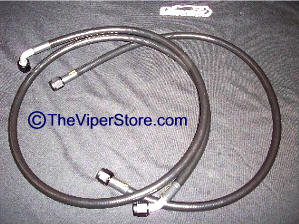 Dodge RAM SRT-10 (2004-2006) UPGRADE Braided POWER STEERING Line Complete Kit - Set of 2