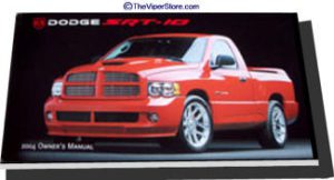 2006 Dodge Viper SRT-10 Owner's Manual – Genuine Bishko Reprint User Guide