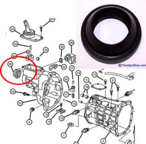 Dodge RAM SRT10 (2004-2006) Output Shaft Seal - 4-SP Automatic Transmission