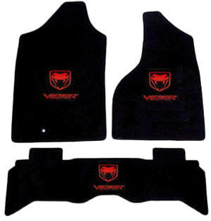 Dodge RAM SRT-10 (04-06) 4-Dr Cab Custom Floor Mat Set (3 pc) - Make it your way!