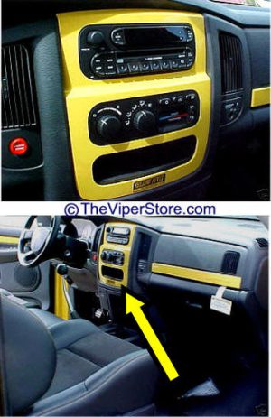 Dodge RAM SRT-10  (2004-06) Dash Panel Custom Paint Service