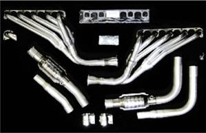 Dodge Ram SRT10 2-dr or 4-dr (2004-06) Performance Headers with Mid-Pipes, includes High Flow Cat's