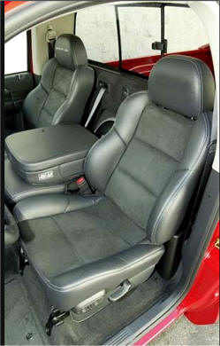 Dodge RAM SRT-10 (2004-06) FRONT Seat Covers in Leatherette.