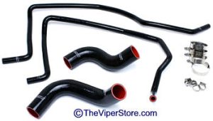 Dodge RAM SRT10 (2004-06) Reinforced Silicone Radiator Coolant + Heater Hose Kit - set of 4