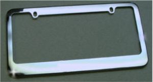 RAM SRT10 (2004-06) Polished Stainless Steel License Plate Frame