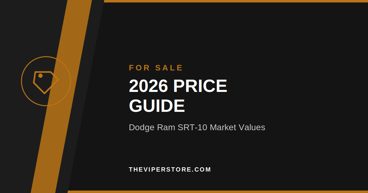 Dodge Ram SRT-10 for sale price guide