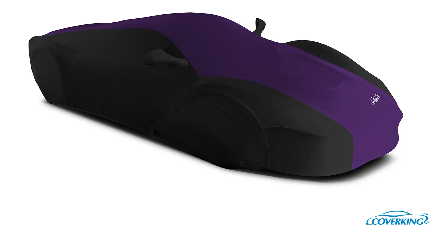 2-Tone Black Sides Plum Crazy Purple Center