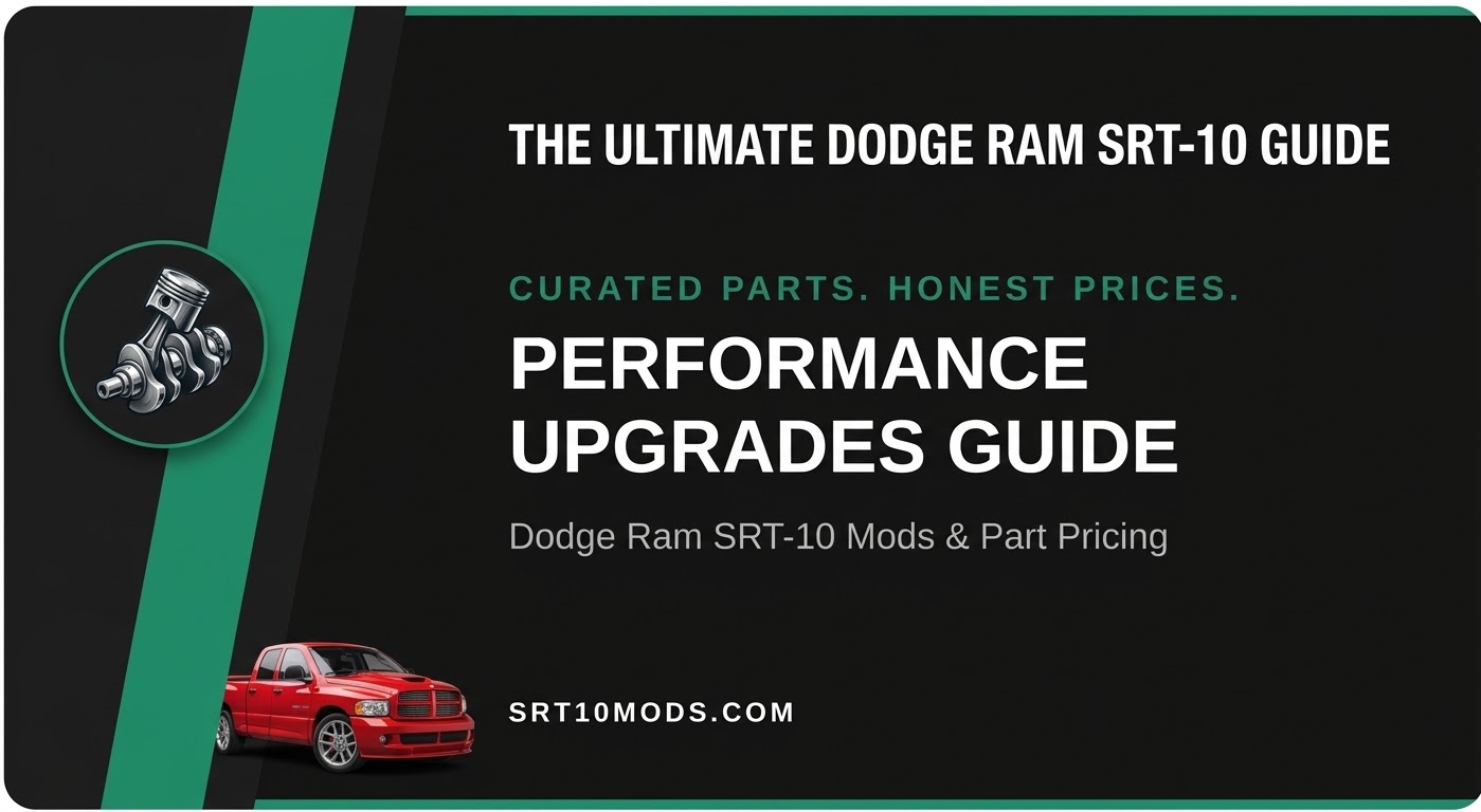 Dodge Ram SRT-10 Parts and Upgrades Guide